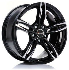 Avus Racing AC-MB3 black polished Alufelge 7.5x17 Zoll ET32 LK 5x120 ML72.6