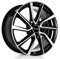 Avus Racing AC-518 black polished Alufelge 7.5x17 Zoll ET40 LK 5x114.3 ML73.1