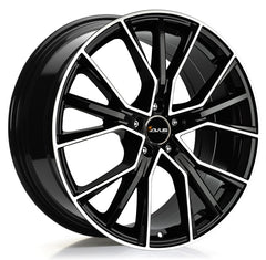 Avus Racing AF18 black polished Alufelge 8x18 Zoll ET48 LK 5x112 ML57.1