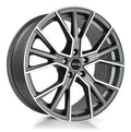Avus Racing AF18 matt anthracite polished Alufelge 8x18 Zoll ET35 LK 5x112 ML66.6