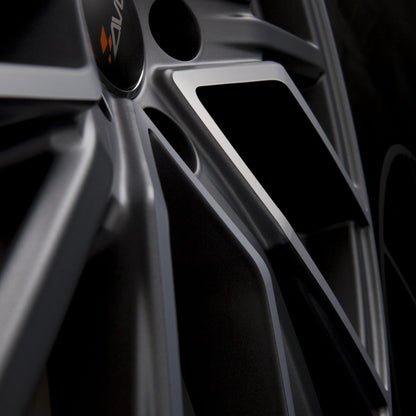 Avus Racing AF18 matt anthracite polished Alufelge 8x18 Zoll ET35 LK 5x112 ML66.6 – Bild 6