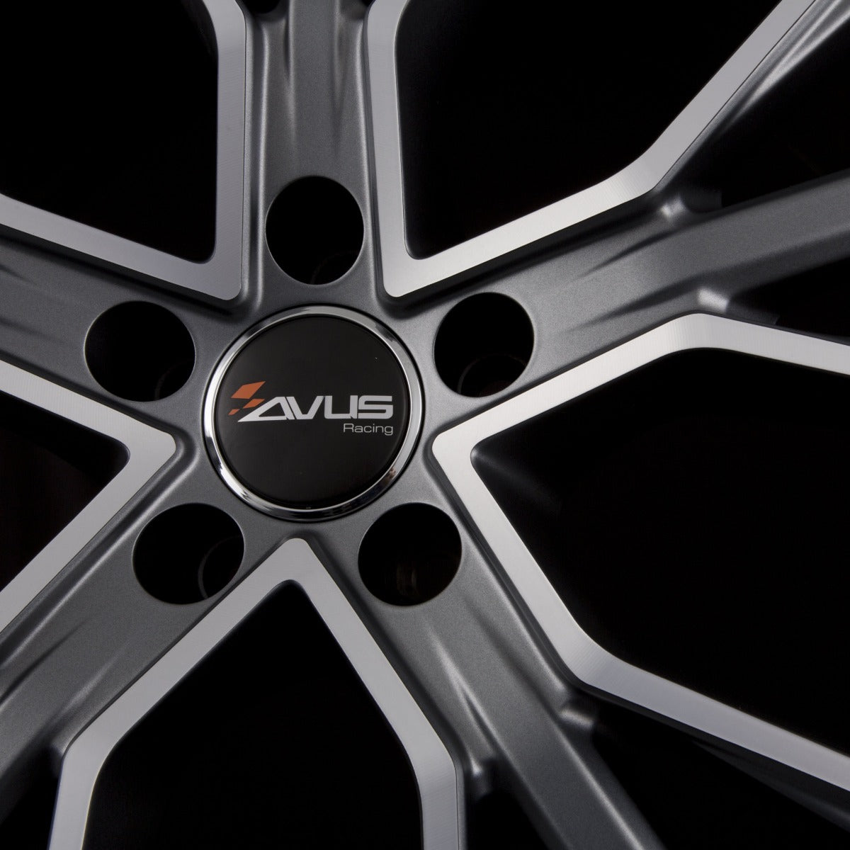 Avus Racing AF18 matt anthracite polished Alufelge 8x18 Zoll ET35 LK 5x112 ML66.6 – Bild 7