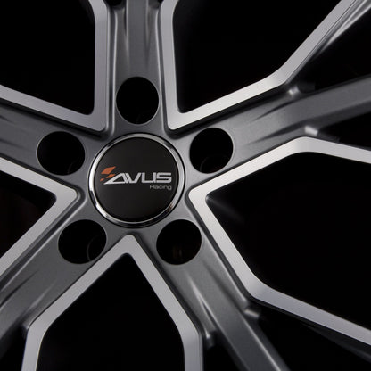 Avus Racing AF18 matt anthracite polished Alufelge 8x18 Zoll ET35 LK 5x112 ML66.6 – Bild 7