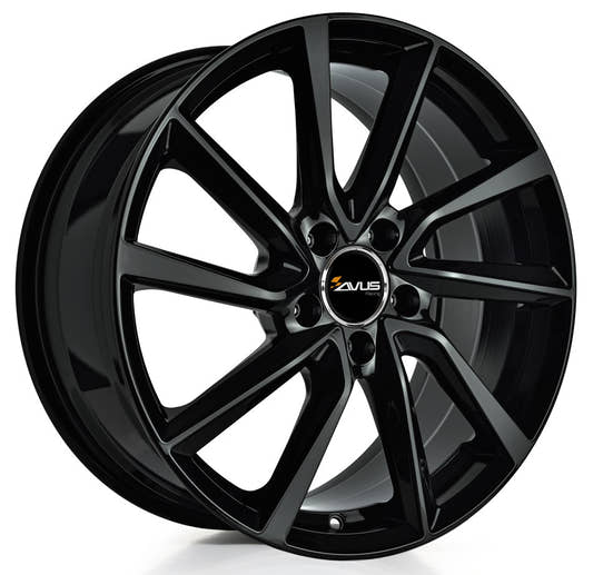 Avus Racing AC-518 black 8x19 ET40 - LK5/114.3 ML73.1