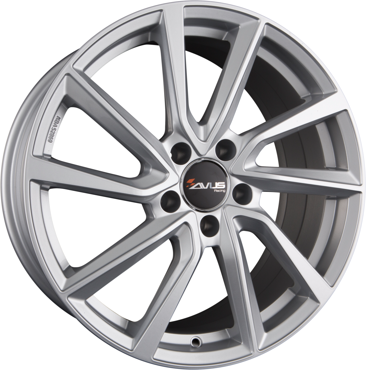 Avus Racing AC-518 hyper silver Alufelge 8x19 Zoll ET40 LK 5x114.3 ML73.1 – Bild 3