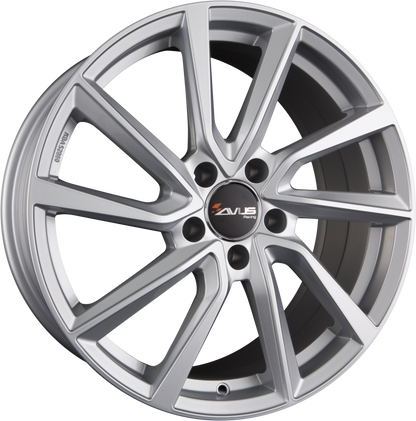 Avus Racing AC-518 hyper silver Alufelge 8x19 Zoll ET40 LK 5x114.3 ML73.1 – Bild 3