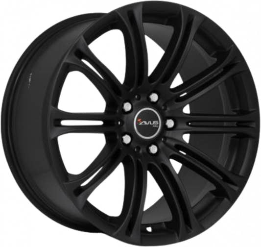 Avus Racing AC-MB1 matt black 8x17 ET15 - LK5/120 ML72.6