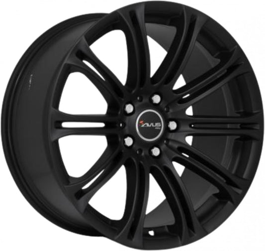 Avus Racing AC-MB1 matt black 8x17 ET15 - LK5/120 ML72.6