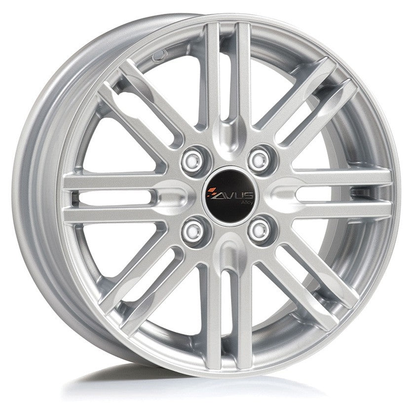 Avus Racing Koala hyper silver Alufelge 5x13 Zoll ET35 LK 4x100 ML67.1