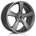 Avus Racing AF10 matt anthracite polished Alufelge 8x18 Zoll ET45 LK 5x112 ML66.5