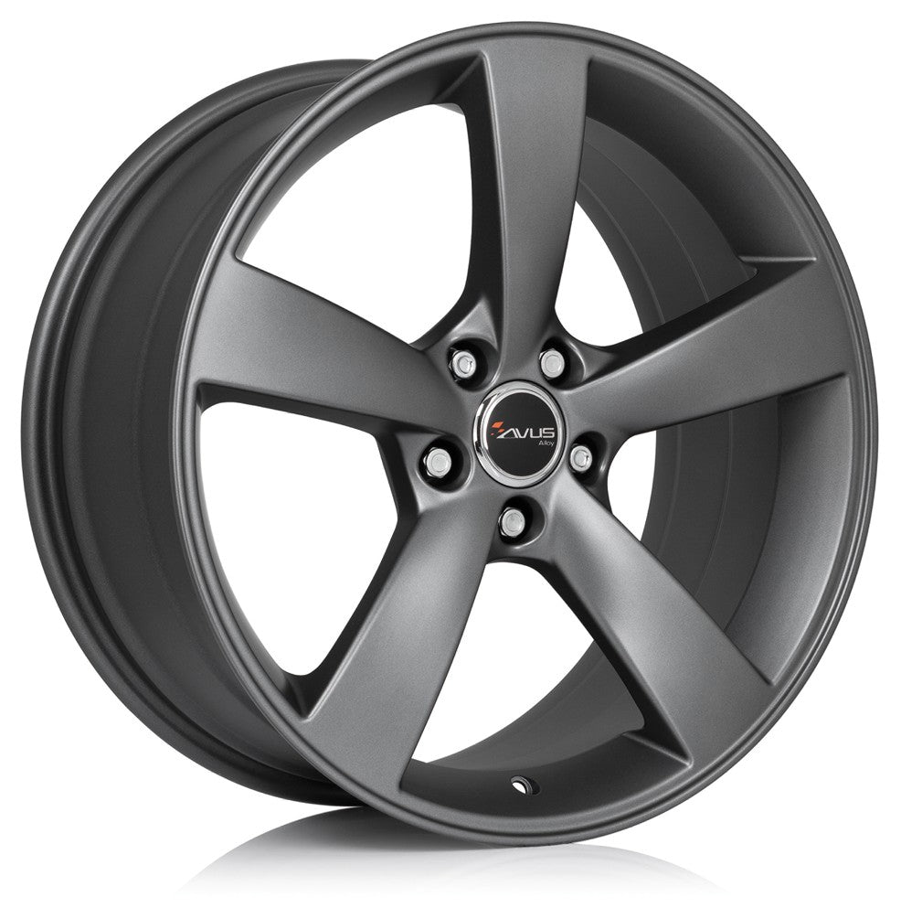 Avus Racing AF10 matt anthracite 8x18 ET35 - LK5/112 ML66.5