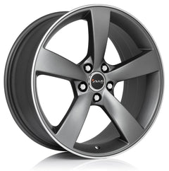 Avus Racing AF10 matt anthracite polished Alufelge 8.5x19 Zoll ET35 LK 5x120 ML72.6