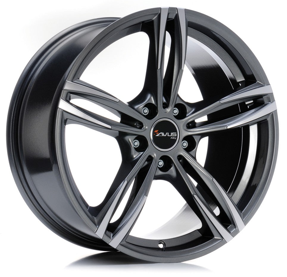 Avus Racing AC-MB3 anthracite polished 8.5x18 ET47 - LK5/120 ML72.6