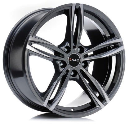 Avus Racing AC-MB3 anthracite polished 8.5x18 ET47 - LK5/120 ML72.6
