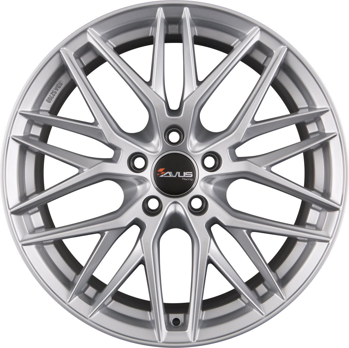Avus Racing AF19 Hyper Silver Alufelge 8x18 Zoll ET30 LK 5x112 ML66.6