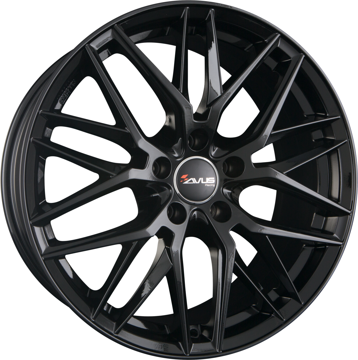 Avus Racing AF19 Black Alufelge 8x18 Zoll ET35 LK 5x112 ML66.6 – Bild 2