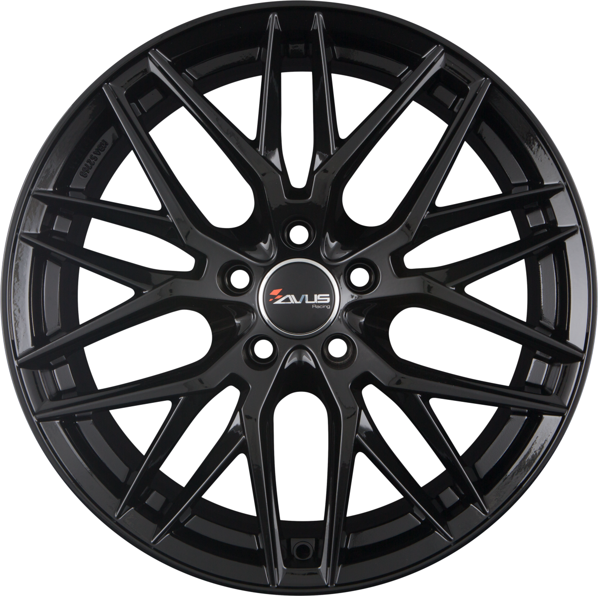 Avus Racing AF19 Black Alufelge 8x18 Zoll ET45 LK 5x112 ML66.6