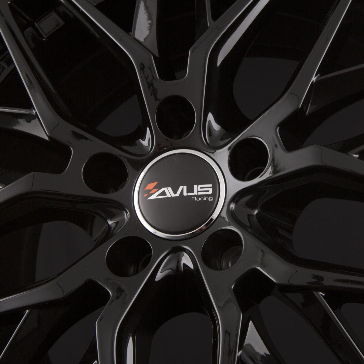 Avus Racing AF19 Black Polished Lip Alufelge 8x18 Zoll ET45 LK 5x112 ML66.6 – Bild 4