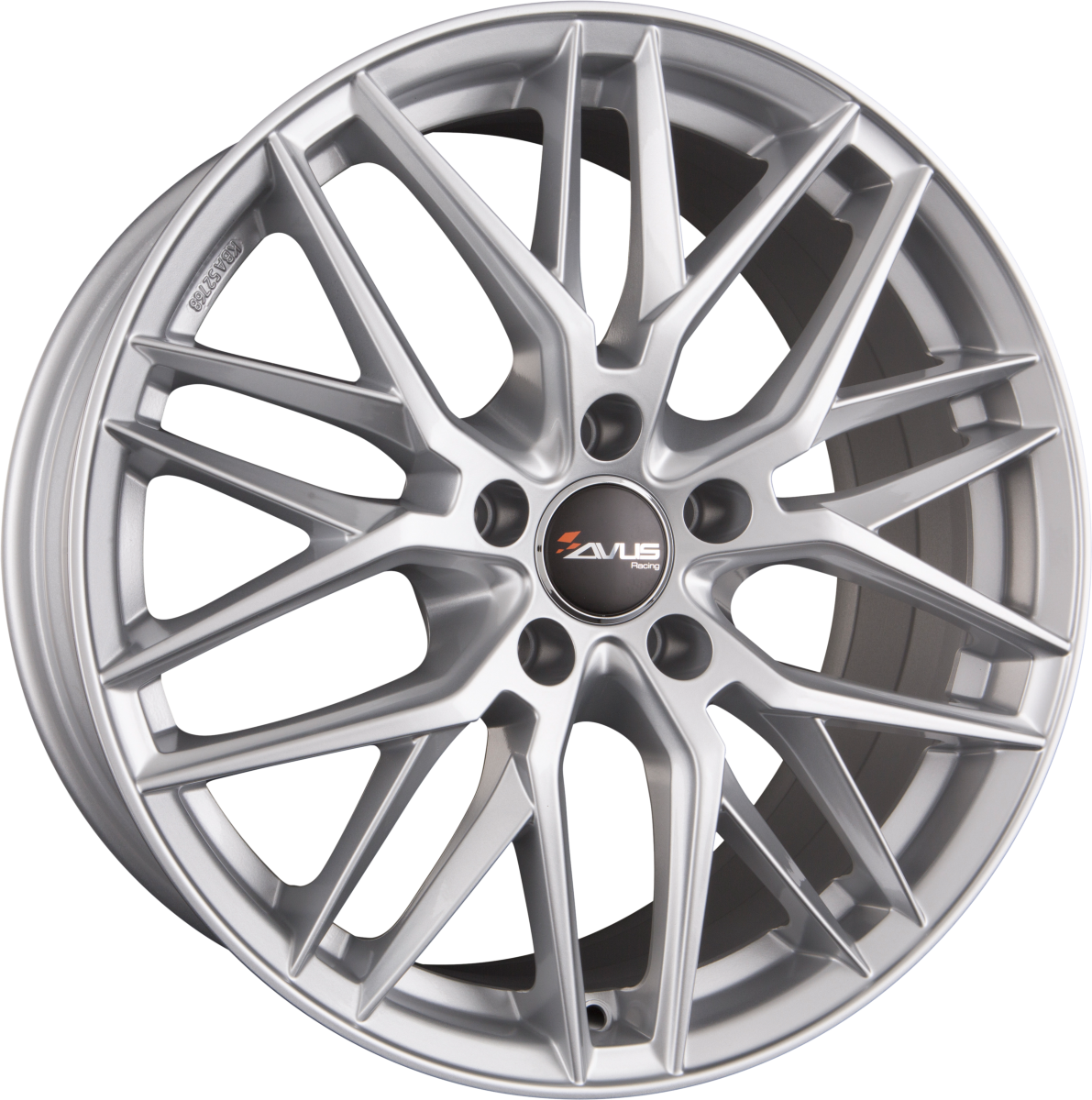 Avus Racing AF19 Hyper Silver Alufelge 8x18 Zoll ET45 LK 5x112 ML66.6 – Bild 2