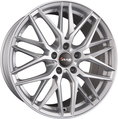 Avus Racing AF19 Hyper Silver Alufelge 8.5x19 Zoll ET30 LK 5x112 ML66.6 – Bild 2