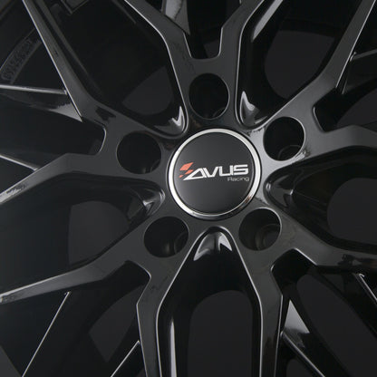 Avus Racing AF19 Black Alufelge 8.5x19 Zoll ET45 LK 5x112 ML66.6 – Bild 3