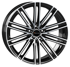 Avus Racing AC-M08 black polished Alufelge 11.5x22 Zoll ET61 LK 5x130 ML71.6