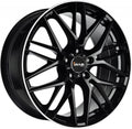 Avus Racing AF19 black polished lip Alufelge 7.5x17 Zoll ET42 LK 5x112 ML66.6
