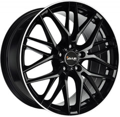 Avus Racing AF19 black polished lip Alufelge 7.5x17 Zoll ET42 LK 5x112 ML66.6