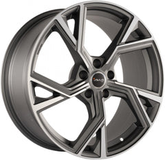 Avus Racing AF20 matt anthracite polished Alufelge 8x18 Zoll ET28 LK 5x112 ML66.6