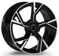 Avus Racing AF20 black polished 9x21 ET37 - LK5/112 ML66.6