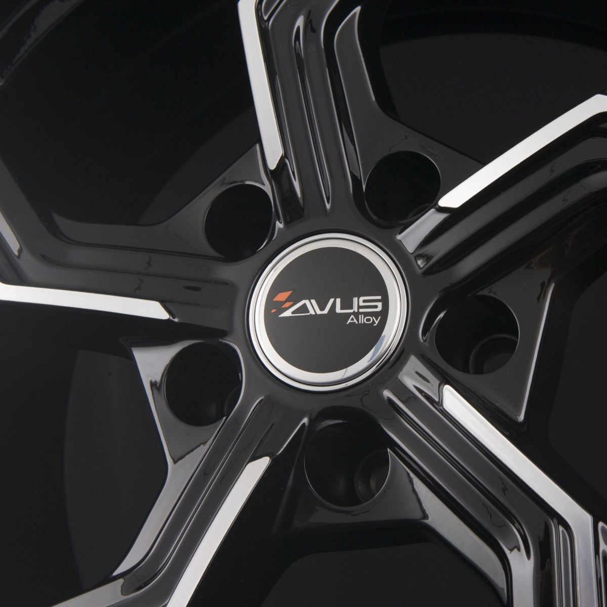 Avus Racing AF20 Black Polished Alufelge 9.5x21 Zoll ET31 LK 5x112 ML66.6 – Bild 5