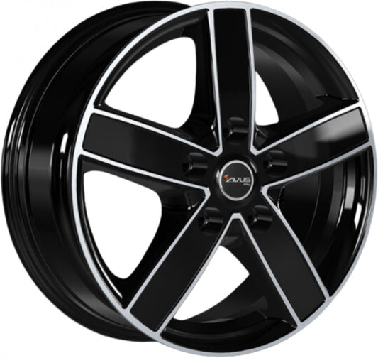 Avus Racing AC-V51 black polished 6.5x16 ET62 - LK5/130 ML78.1