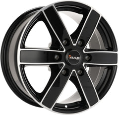 Avus Racing AC-V61 black polished Alufelge 6.5x16 Zoll ET62 LK 6x130 ML84.1
