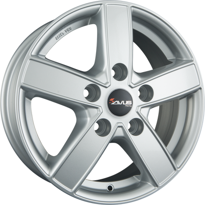Avus Racing AC-V51 Hyper Silver Alufelge 7x17 Zoll ET45 LK 5x108 ML65.1 – Bild 2