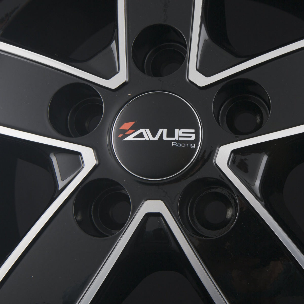 Avus Racing AC-V51 Black Polished Alufelge 7.5x18 Zoll ET50 LK 5x160 ML65.1 – Bild 3