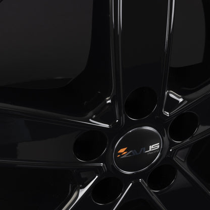 Avus Racing AC-V51 Black Alufelge 7x17 Zoll ET55 LK 5x160 ML65.1 – Bild 5