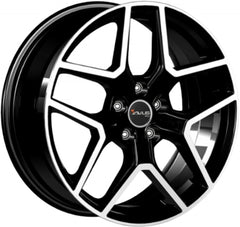 Avus Racing AC-519 black polished Alufelge 7x17 Zoll ET35 LK 5x114.3 ML73.1