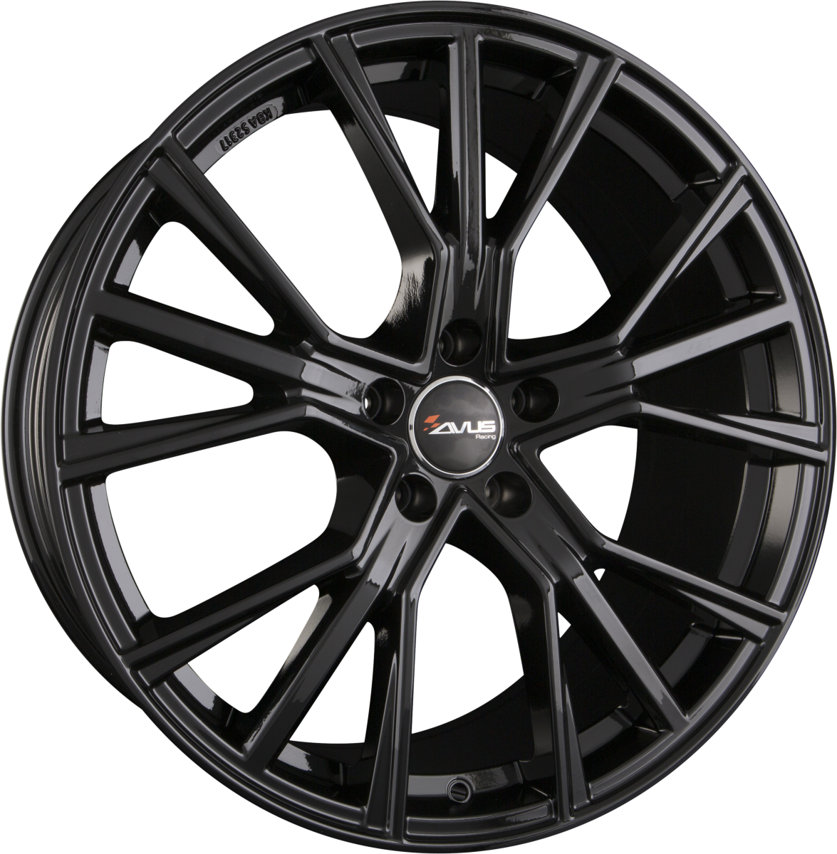 Avus Racing AF18 Black Alufelge 11.5x23 Zoll ET47 LK 5x112 ML66.6 – Bild 2