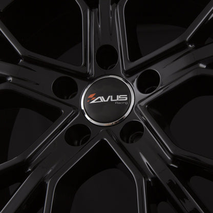 Avus Racing AF18 Black Alufelge 10x23 Zoll ET41 LK 5x120 ML72.6 – Bild 5