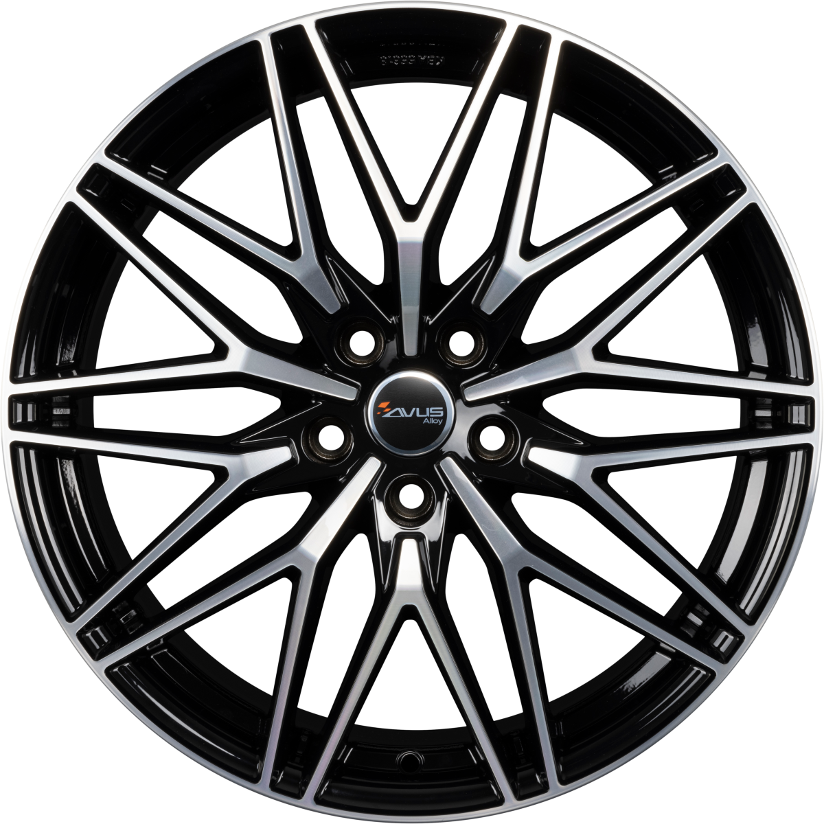Avus Racing AC-MB6 Black Polished Alufelge 8x19 Zoll ET50 LK 5x112 ML66.6
