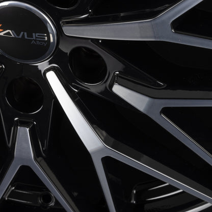 Avus Racing AC-MB6 Black Polished Alufelge 8x19 Zoll ET50 LK 5x112 ML66.6 – Bild 5