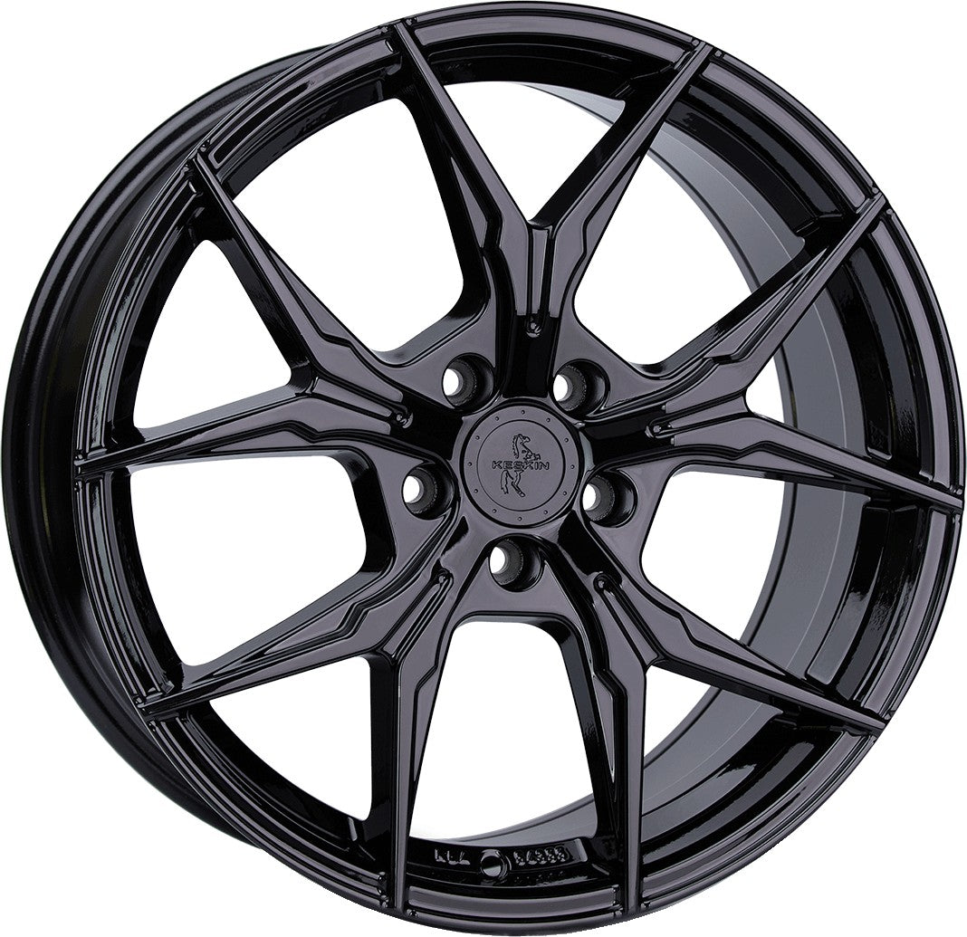 Keskin KT19N Angel black painted Alufelge 8.5x19 Zoll ET30 LK 5x100 ML57.1