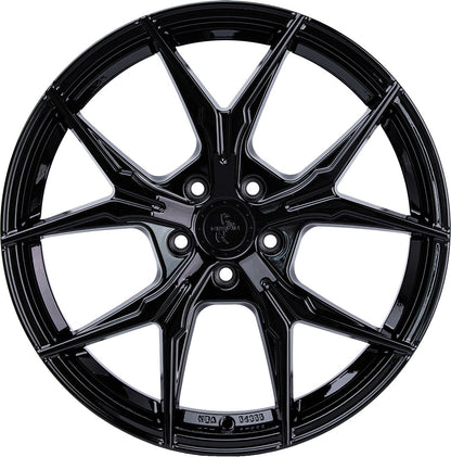 Keskin KT19N Angel black painted Alufelge 8.5x19 Zoll ET30 LK 5x100 ML57.1 – Bild 2