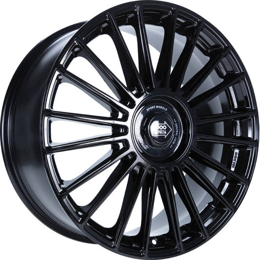 1000 Miglia MM1022 gloss black 8.5x20 ET30 - LK5/112 ML73.1