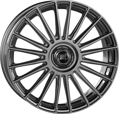 1000 Miglia MM1022 gloss anthracite 8x18 ET45 - LK5/108 ML73.1