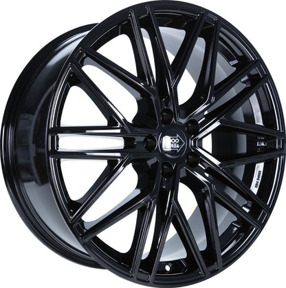 1000 Miglia MM1023 gloss black 8.5x20 ET45 - LK5/112 ML66.5