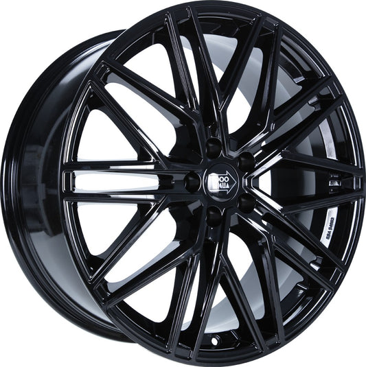 1000 Miglia MM1023 gloss black 8.5x20 ET45 - LK5/108 ML73.1