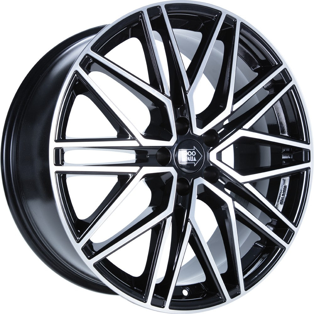 1000 Miglia MM1023 black polished 8.5x20 ET45 - LK5/108 ML73.1