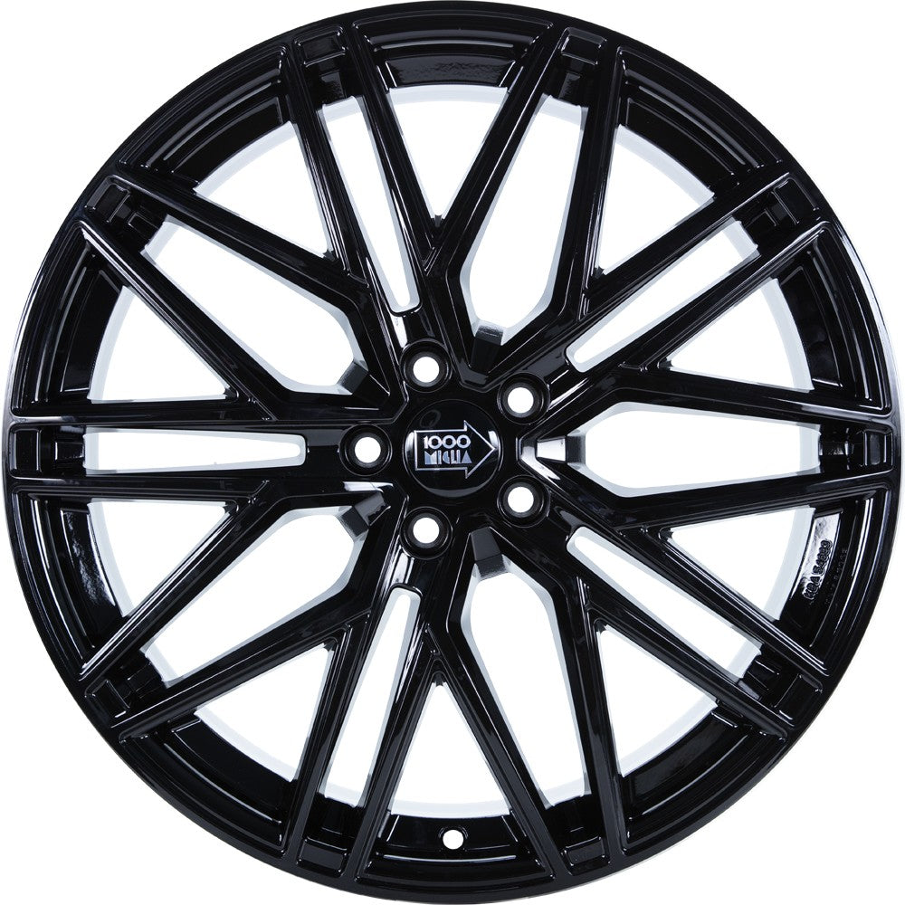 1000 Miglia MM1023 gloss black 8x19 ET45 - LK5/112 ML66.5