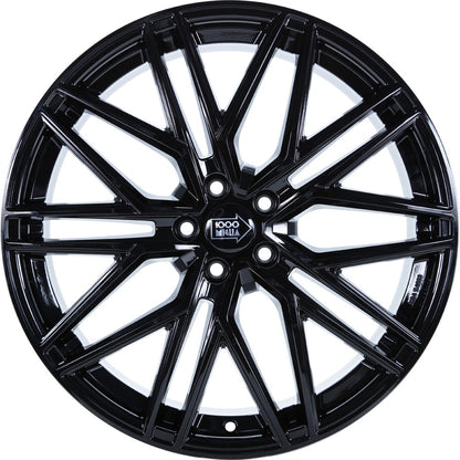 1000 Miglia MM1023 gloss black 9x19 ET35 - LK5/112 ML66.5